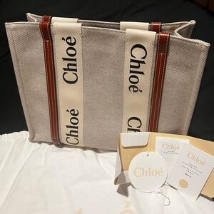 Like new Chloe tote! Perfect summer bag! Dust bag, tags and cards included.
